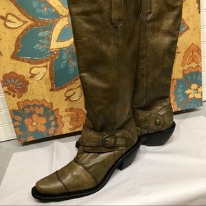 Nine West “Denzille” Brown Leather Boots NWOT